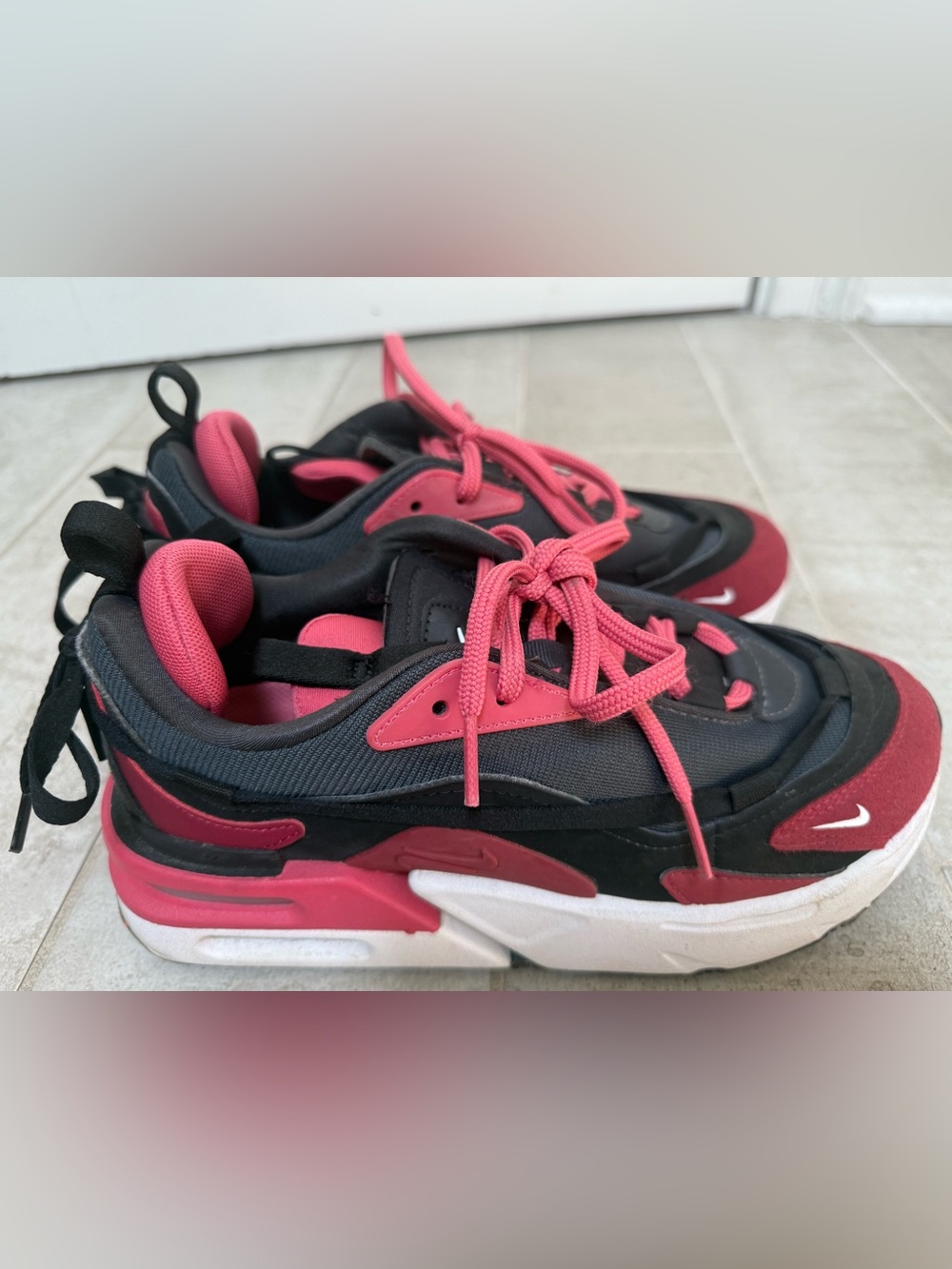 Nike Black and Red AirMax Sneakers
